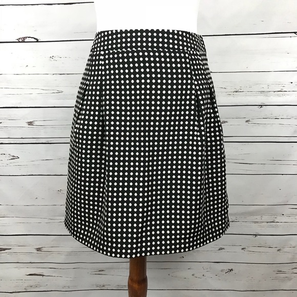 The Limited Dresses & Skirts - The Limited Pleated Polka Dot Skirt Size 6